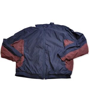 On Line 2tone lined Windbreaker jacket L
